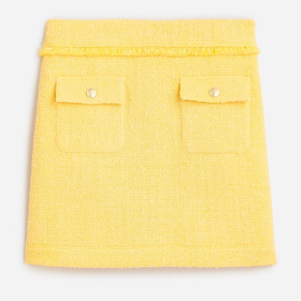 J. Crew Sunny Yellow Mini Skirt